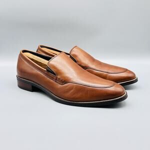 Cole Haan Shoes Mens 10 Brown Leather Loafers Slip On Dress Classic Comfort